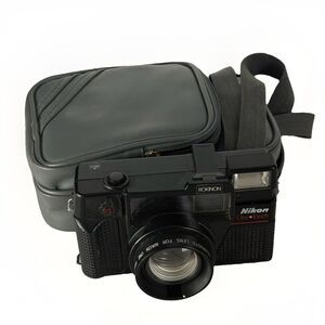 Nikon One Touch L35AF2 35mm Film Camera Bundle with Case Rokinon Lens Tested